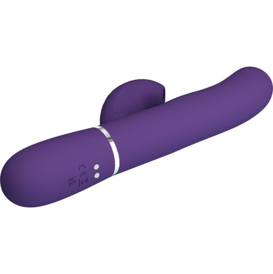 Pretty Love Flirtation PRETTY LOVE – PERLITA G-TAŠKO VIBRATORIAUS 3 viename DAUGIAFUNKCINĖ PURPLE