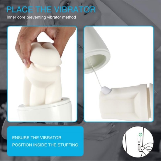 Shequ Masturbator Vibration and Suction Geri