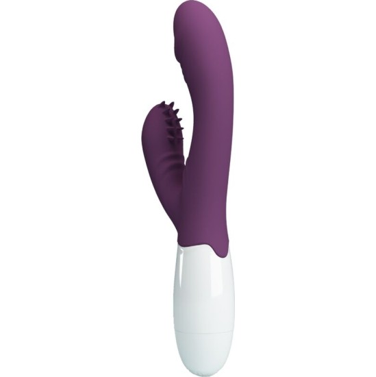 Pretty Love Flirtation PRETTY LOVE — BUTTERFLY KISS RABIT VIBRATOR UN G-POTA STIMULĀTORS PURPURA