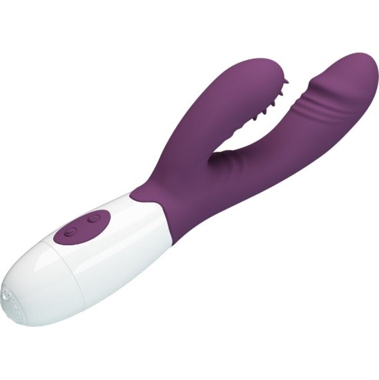 Pretty Love Flirtation PRETTY LOVE - BUTTERFLY KISS RABBIT VIBRATOR & G-SPOT STIMULATOR PURPLE