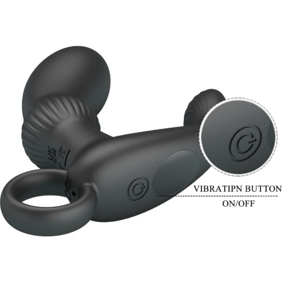 Pretty Love CAYLA ANAL VIBRATOR MASSAGER BLACK