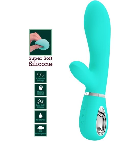 Prettylove Thomas Vibrator G-Spot Aqua