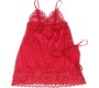 Subblime Babydolls SUBBLIME - SATIN BABYDOLL AR MEŽĢĪŅU RED S/M