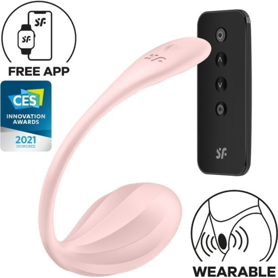 Satisfyer Partner SATISFYER - RIBBED PETAL G POINT REMOTE CONTROL STIMULATOR ROSE FREE APP