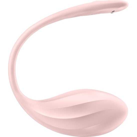 Satisfyer Partner SATISFYER - РЕБРИСТЫЙ ЛЕПЕСТОК G ТОЧКИ ДИСТАНЦИОННОГО УПРАВЛЕНИЯ СТИМУЛЯТОР РОЗА БЕСПЛАТНОЕ ПРИЛОЖЕНИЕ