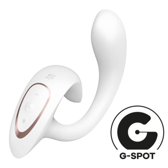 Satisfyer Vibrator APMIERINĀTĀJS - G FOR GODDESS 1 ZAĶIS VIBRATORS, BALTS