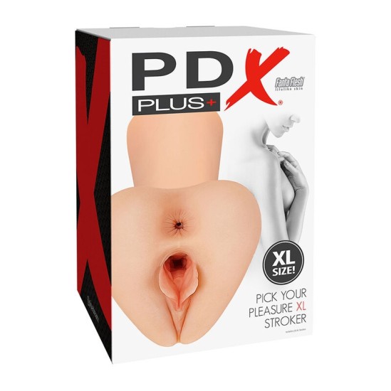 Pdx Plus+ PDX PLUS — IZVĒLIES SAVU PRIEKŠU XL REĀLISTU STROKER FLESH