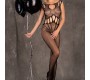 Livco Corsetti Bodystockings LIVCO CORSETTI FASHION — AMAHIL BODYSTOCKING BEZKRĀJUMI, BLACK VIENS IZMĒRS