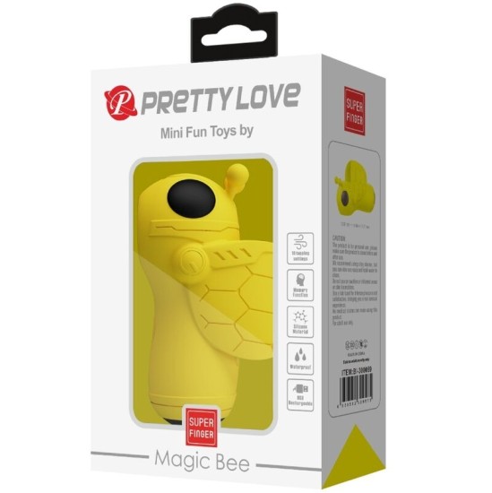 Pretty Love Smart PRETTY LOVE — MAGIC BEE VIBRATOR & SUCKER MINI FUN ROTAĻLIETAS