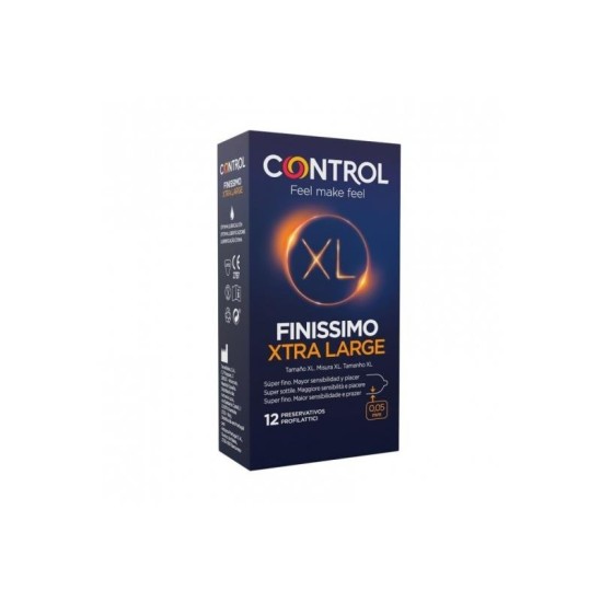 Control Finissimo Xtra Large 12 Uds