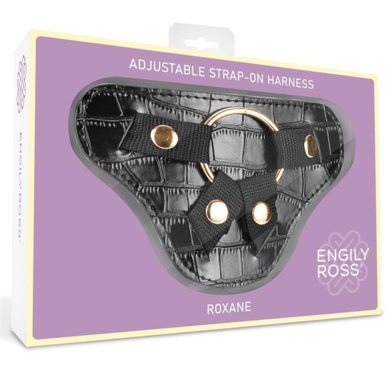 Dildox By Engily Ross Roxane Arni universaalne reguleeritav 3 Anillo de Silicona Negro