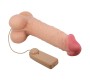 Baile Bīdāms Skin Vibrating Dildo ar tālvadības pulti 24 cm