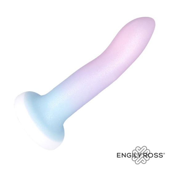 Dildox By Engily Ross Dildo Silicona L quida Color Degrado con Ventosa 13,6 cm