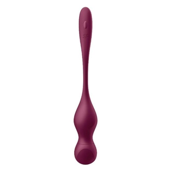 Satisfyer Love Birds Vary Connect App Wine Red