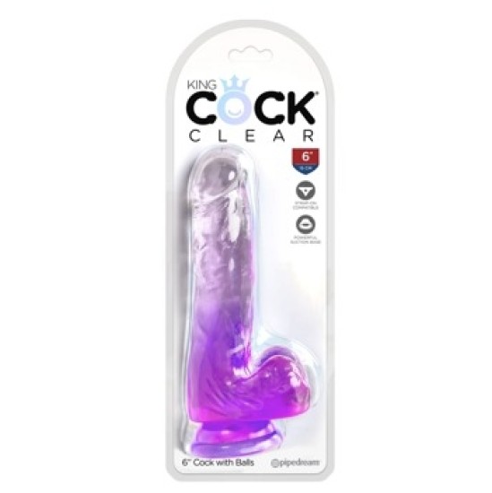 King Cock Clear KingCockClear 6 w pallid lillad