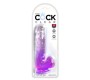 King Cock Clear KingCockClear 6 w kamuoliukai violetiniai