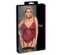 Cottelli Curves Crotchless Body red XL