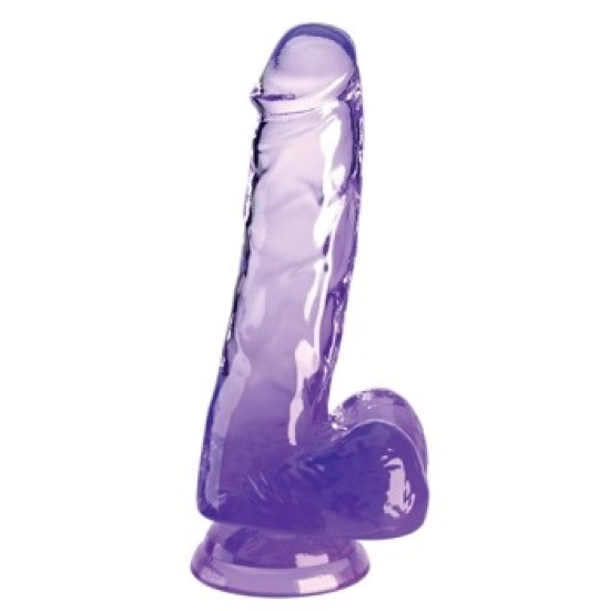 King Cock Clear KingCockClear 6 w balls purple