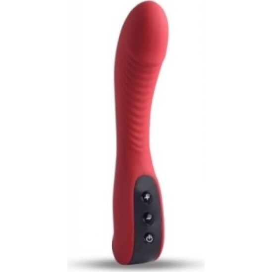 Toyz4Lovers RED RECHARGEABLE G-SPOT SILICONE VIBRATOR