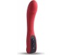 Toyz4Lovers RED RECHARGEABLE G-SPOT SILICONE VIBRATOR