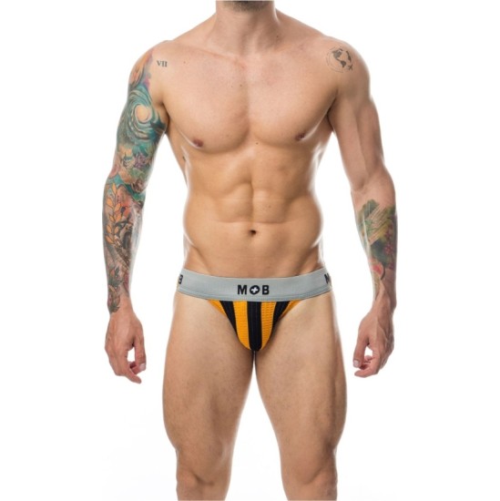 Mob Eroticwear SPORTS JOCKSTICK ORANGE-BLACK XXL