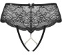 Obsessive PEARLOVE PANTIES BLACK XS/S