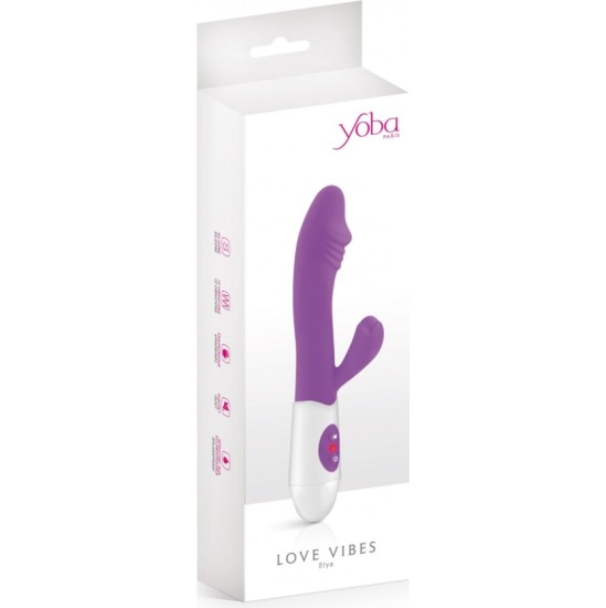 Yoba RABBIT ELYA PURPLE SILICONE VIBRATOR