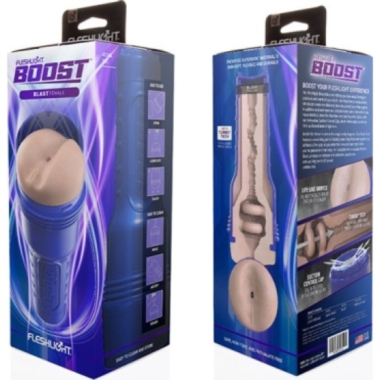 Fleshlight BOOST BLAST LM FLESH (RP) Masturbātors