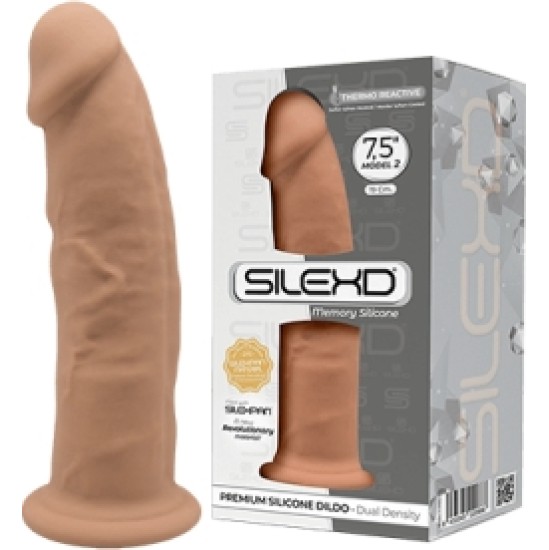 Silexd SILIKONA DILDO MODELIS 2 7'5 CARAMEL"