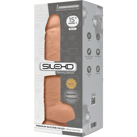 Silexd SILIKONA DILDO MODELIS 1 15 FLESH"