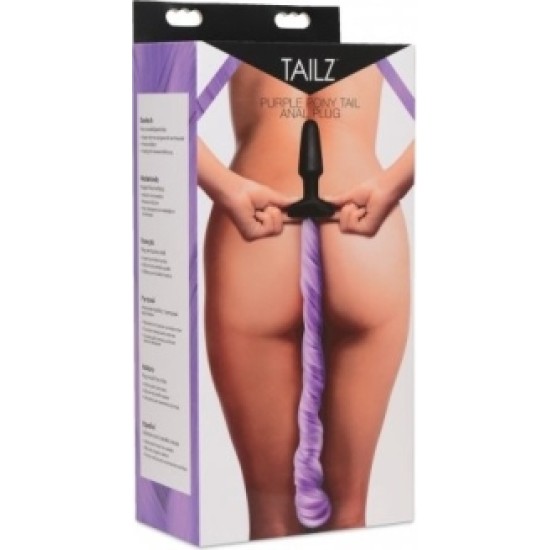 Xr - Tailz PONY TAIL PLUG SILICONE PURPLE