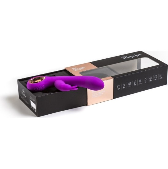 Langloys G-SPOT VIBRATOR WITH CLITORAL STIMULATOR BIA FUCHSIA