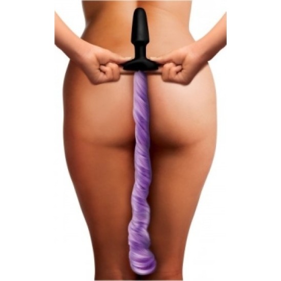 Xr - Tailz PONY TAIL PLUG SILICONE PURPLE