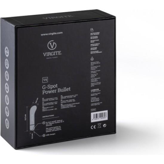 Virgite - Vibes G-SPOT V4 ФИОЛЕТОВАЯ ВИБРАЦИОННАЯ ПУЛЯ