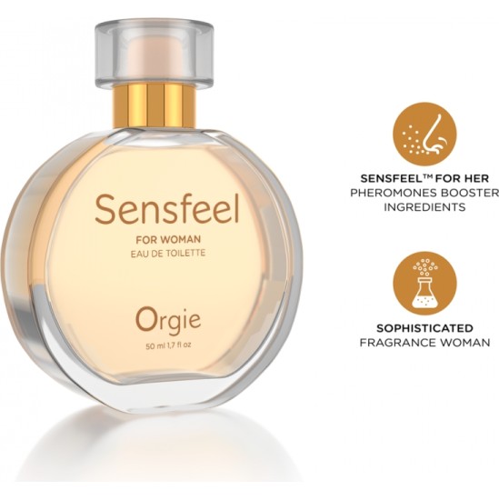 Orgie SENSFEEL WOMEN'S PHEROMONES KVEPALAI 50 ML