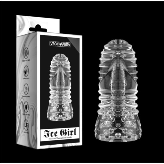 Vscnovelty CLEAR CONICAL ICE GIRL MASTURBATOR