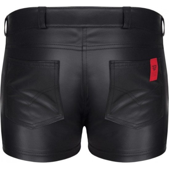 Demoniq FEDERICO WETLOOK SHORTS BLACK XL