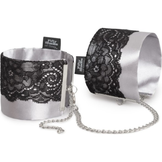 Fifty Shades Of Grey FIFTY SHADES PLAY NICE SATIN & LACE WRIST CUFFS