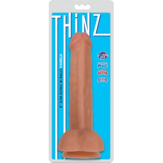 Xr - Thinz Smalks DILDO AR IZPLĪVINĀTU MĪKSTU Sēkliniekiem 20'30 CM