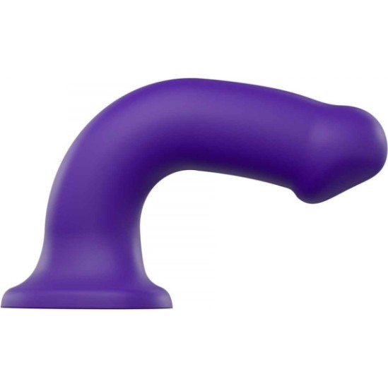 Strap-On-Me DILDO AR piesūcekni PIEMĒROTA IEKĀRTA DUAL BLĪVUMA FLEXIBLE VIOLET XL