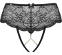 Obsessive PEARLOVE PANTIES BLACK XS/S