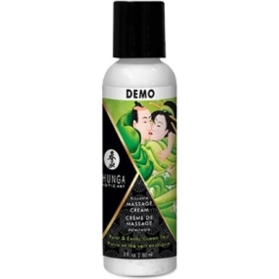 Shunga TESTER PEAR AND GREEN TEA MASSAGE CREAM 60 ML