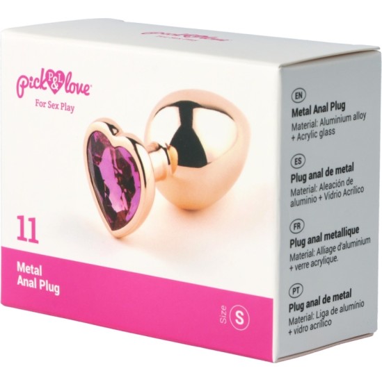 Pick&Love Nº 11 METAL ANAL PLUG SIZE S