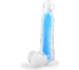 Vscnovelty REALISTIC PHOSPHORESCENT BLUE PENIS 20 CM