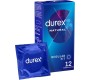 Durex NATURAL PLUS CLASSIC KONDOMI 12 UDS