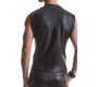 Demoniq MOTTAVIANO WETLOOK SLEEVELESS T-SHIRT BLACK M