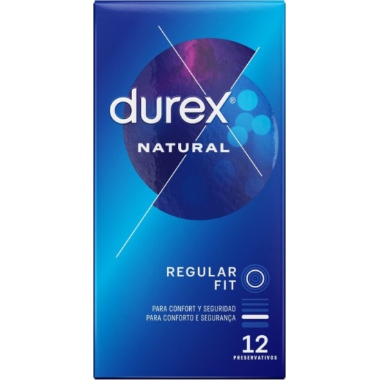 Durex NATURAL PLUS CLASSIC KONDOMI 12 UDS