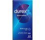 Durex NATURAL PLUS CLASSIC KONDOMI 12 UDS