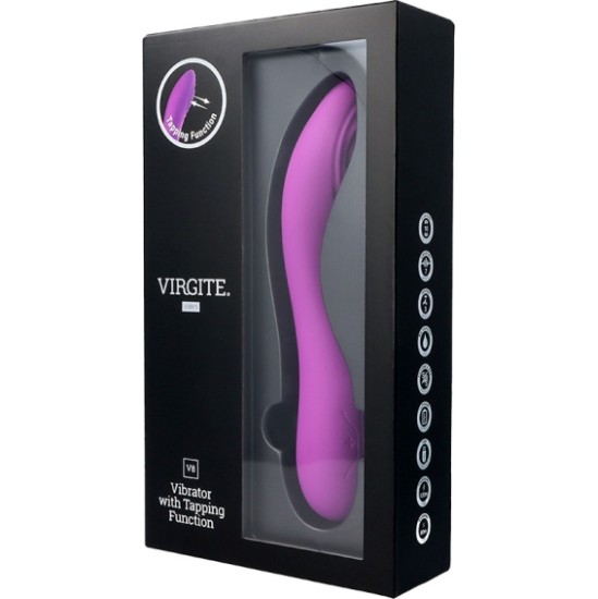 Virgite - Vibes RECHARGEABLE TAPPING VIBRATOR V8 PURPLE