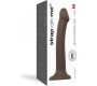 Strap-On-Me DILDO AR piesūcekni PIEMĒROTA IEKĀRTA DUAL BLĪVUMA FLEXIBLE COCOLATE M